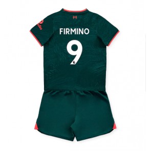 Liverpool Roberto Firmino #9 Tredjedraktsett Barn 2022-23 Kortermet (+ Korte bukser)